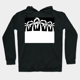 WHITE Palm Night Hoodie